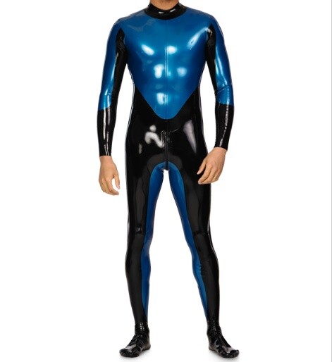 navy catsuit